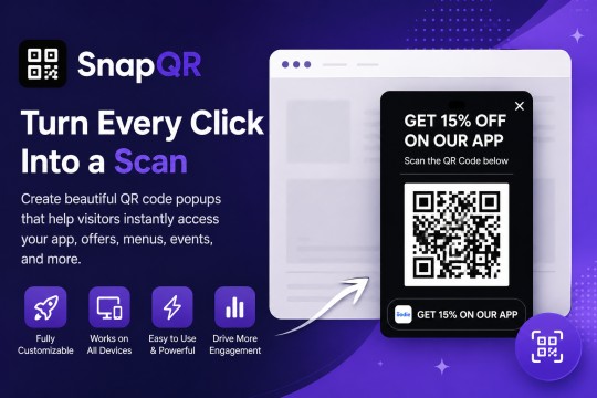 SnapQR banner