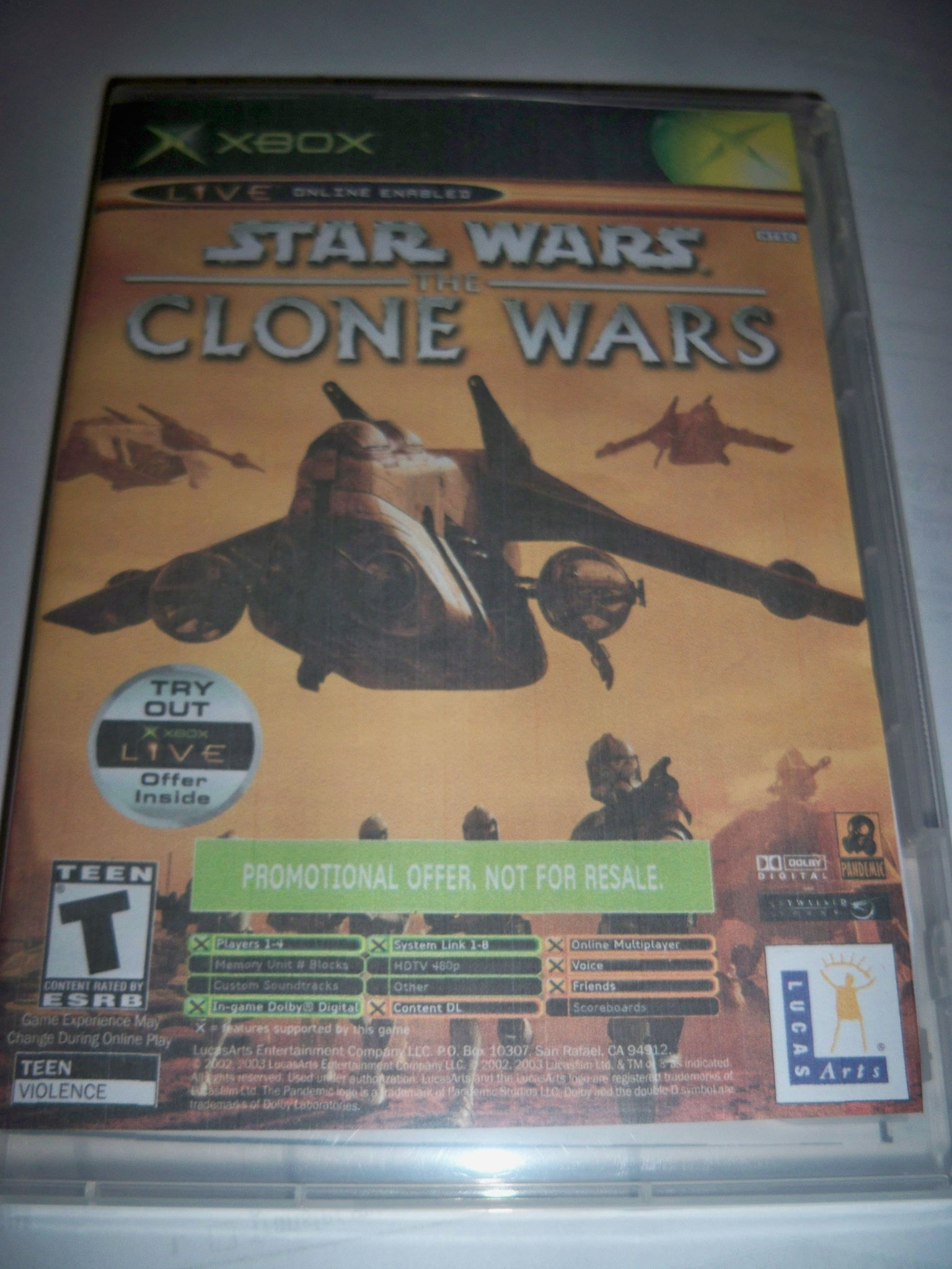 Star Wars: Clone Wars & Tetris Combo - XBox