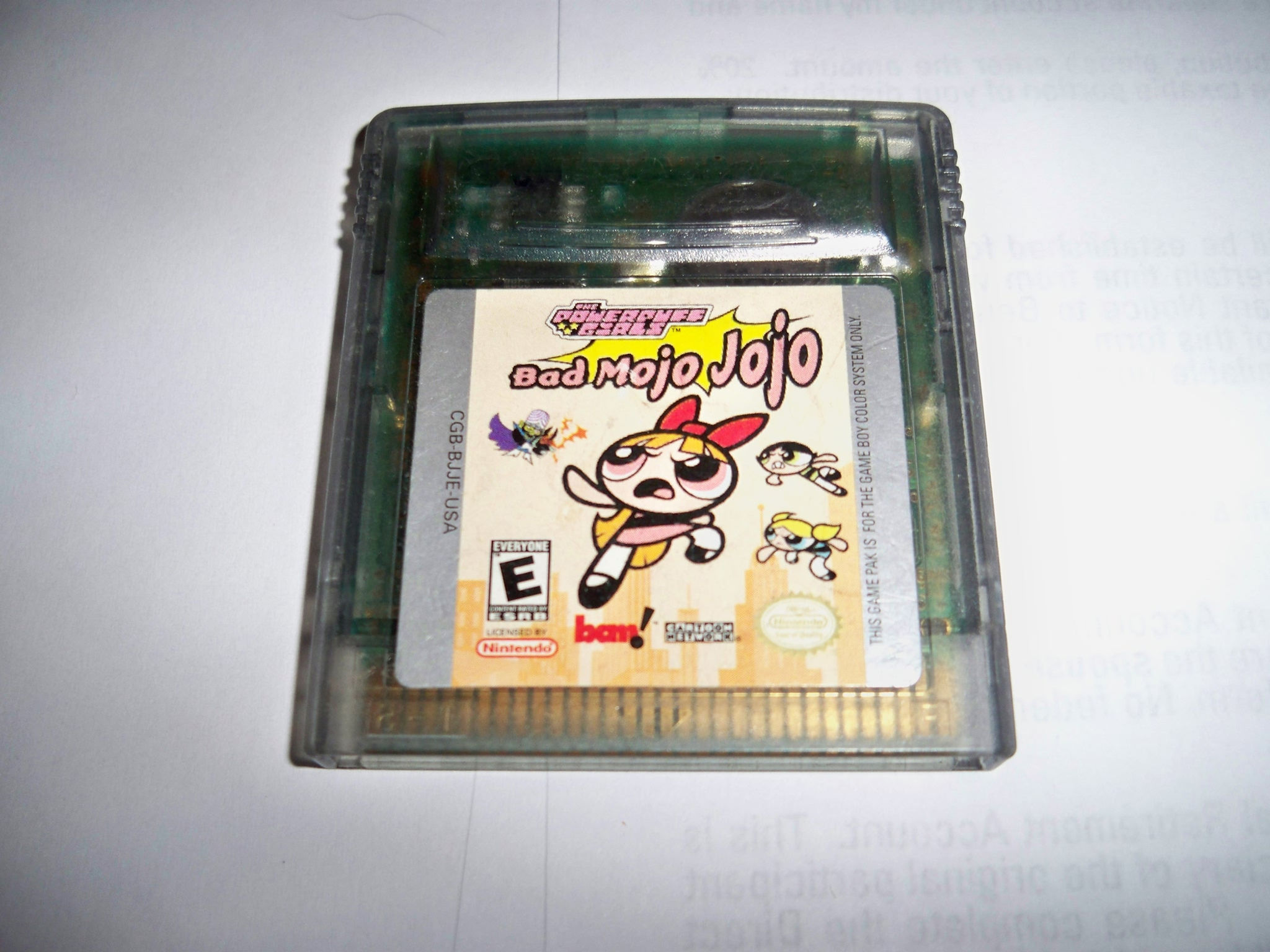 PPG Bad Mojo Jojo - GameBoy Color