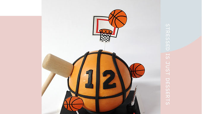 籃球 運動主題 扑爆蛋糕