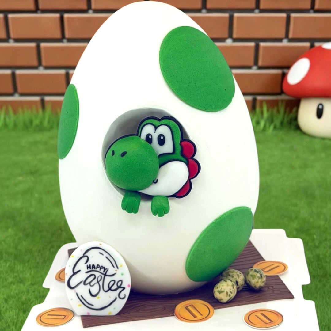 Mario Yoshi egg 耀西蛋 扑爆蛋糕 
