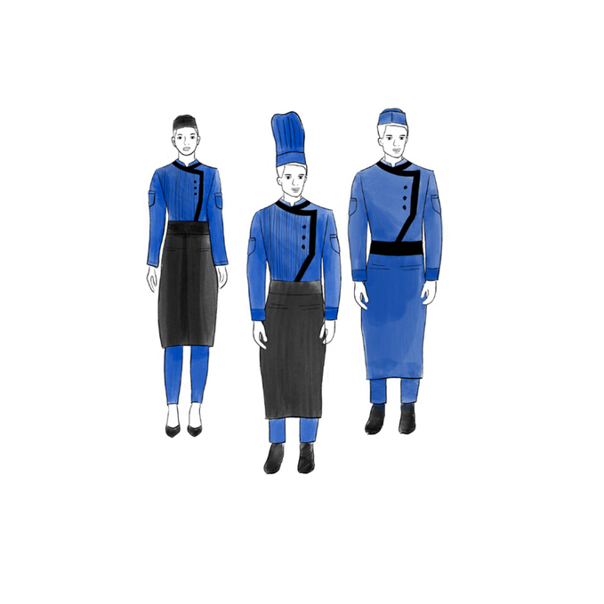 Schets van uniform ontwerp