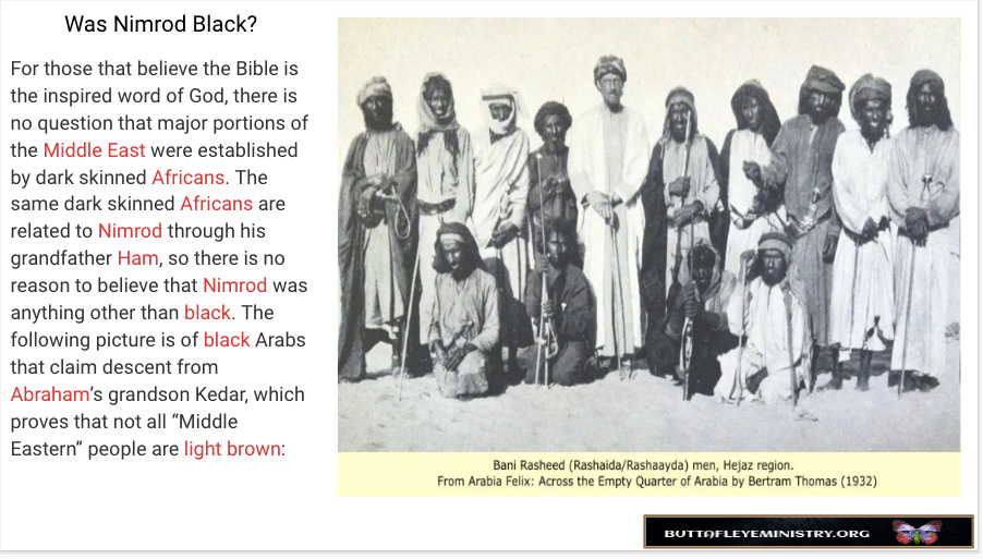 Black According to the Scripture- Interactive Bible Study- Buttafleye Ministry.org