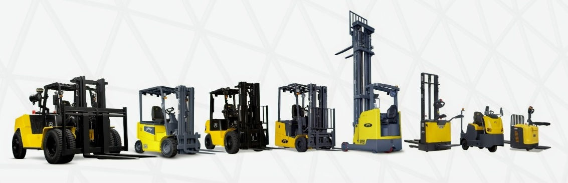 Godrej forklift range material handling equipment