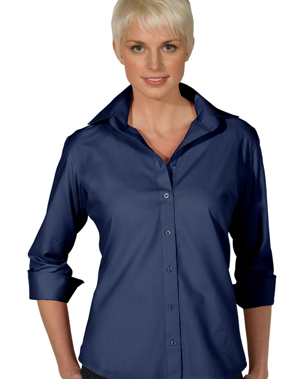 Thumbnail: DWA Poplin Shirt-Women's 3/4 Sleeve