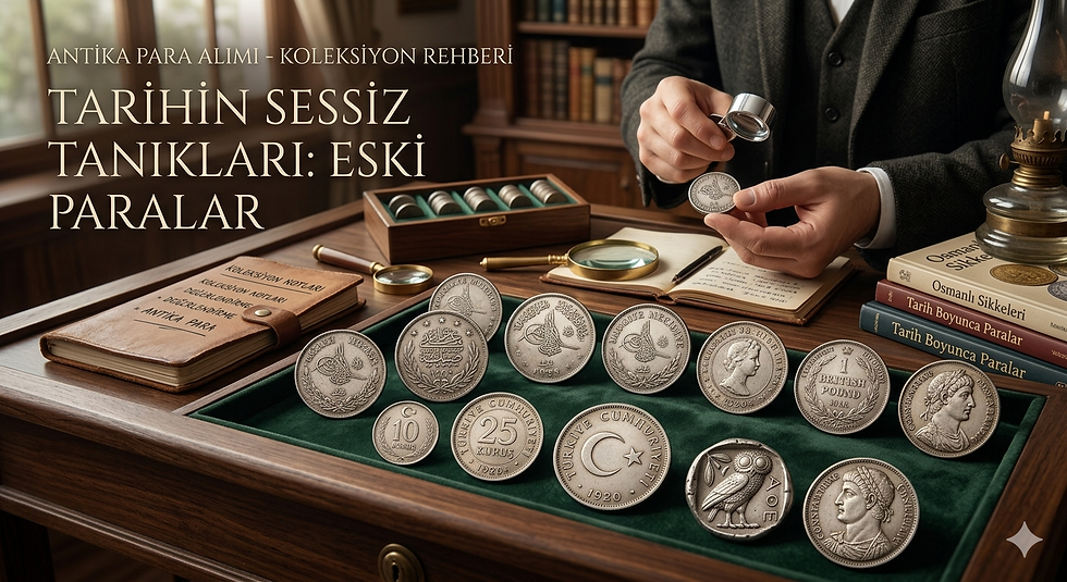 Eski paraların değerini belirleme ve antika para satışı ipuçları