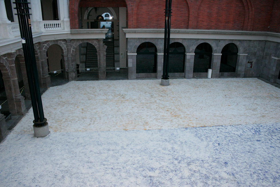 Art projecto by Wendy Ribadeneira and Christian Parreño. Centro Cultural Metropolitano.