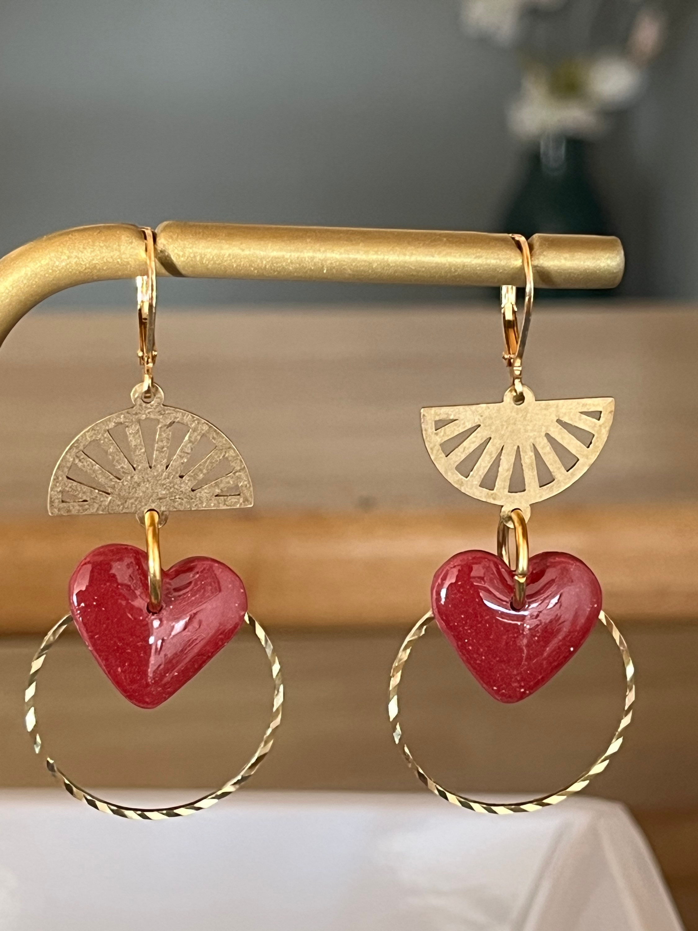 Boucle d’oreille Valentine 