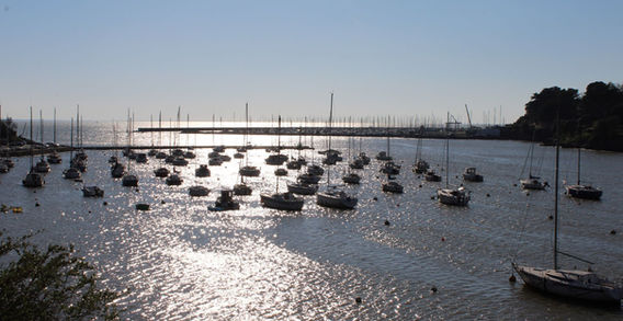 bateaux-mouillage-baie-pornic-reflets-soleil-mer-loire-atlantique