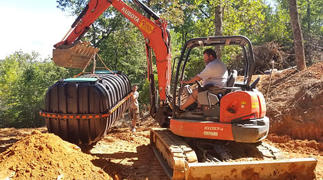 Log Home Septic Tank