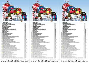 Free Christmas Indoor Scavenger Hunt Set 1