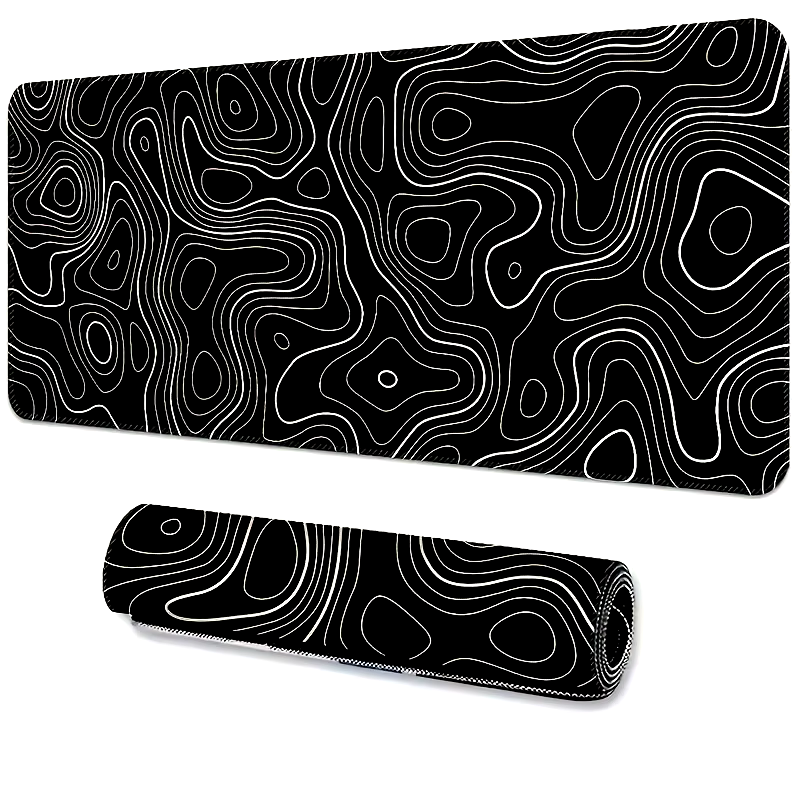 Thumbnail: 1PC Large Mouse Pads for Desk, Gaming Mouse Pad, Mouse Pad with Stitched Edges a