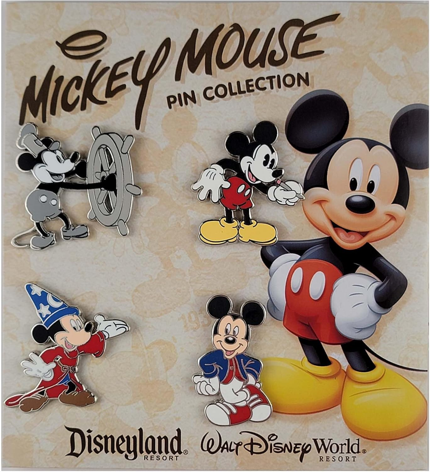 Disney Pin - Mickey - through the Years - Booster Set