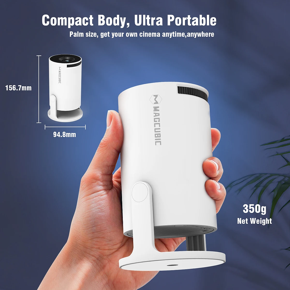 Thumbnail: Projector 4K Android 14 HY300 Pro Dual Wifi6 290ANSI Allwinner H726 BT5.4 1280*7