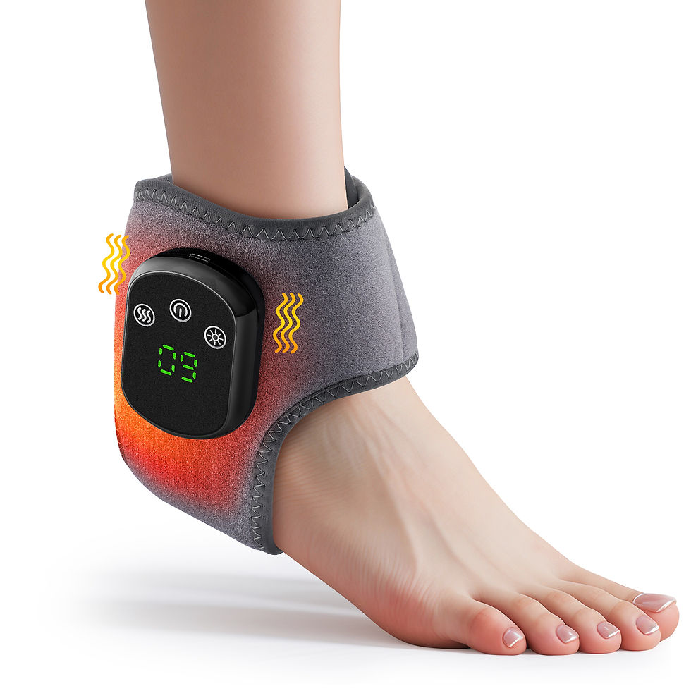 Thumbnail: Foot and ankle heating pad device