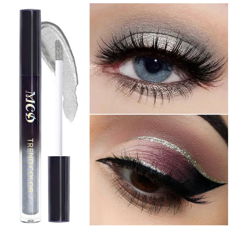 Thumbnail: 13-Shade Waterproof Liquid Eyeshadow Palette - High Shine  Long-Lasting & Smudge