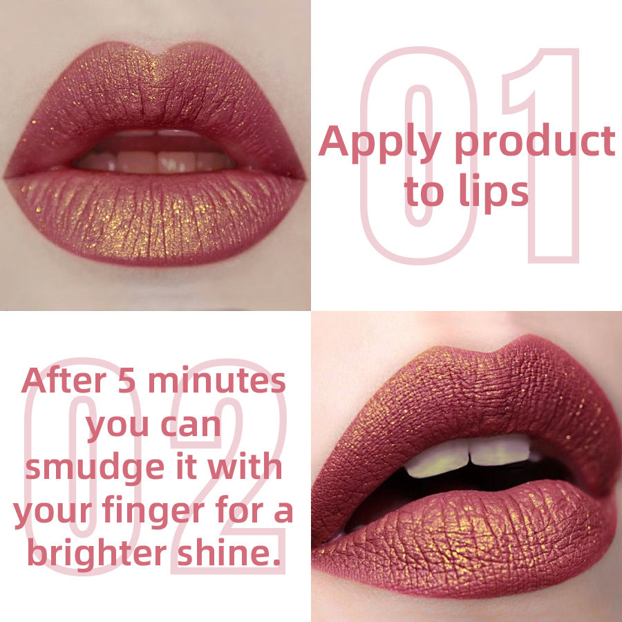 Thumbnail: Apply product to lips, smudge for brighter shine, Zantra07