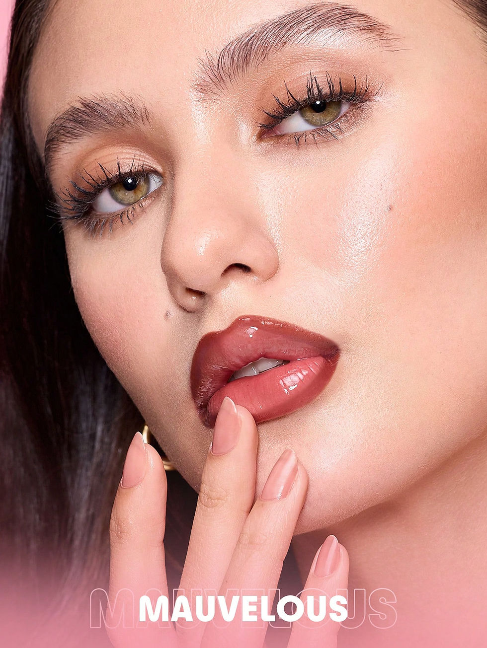 Thumbnail: Woman with glossy lips wearing SHEGLAM Mauvelous Peel-Off Lip Liner Stain by Zantra07