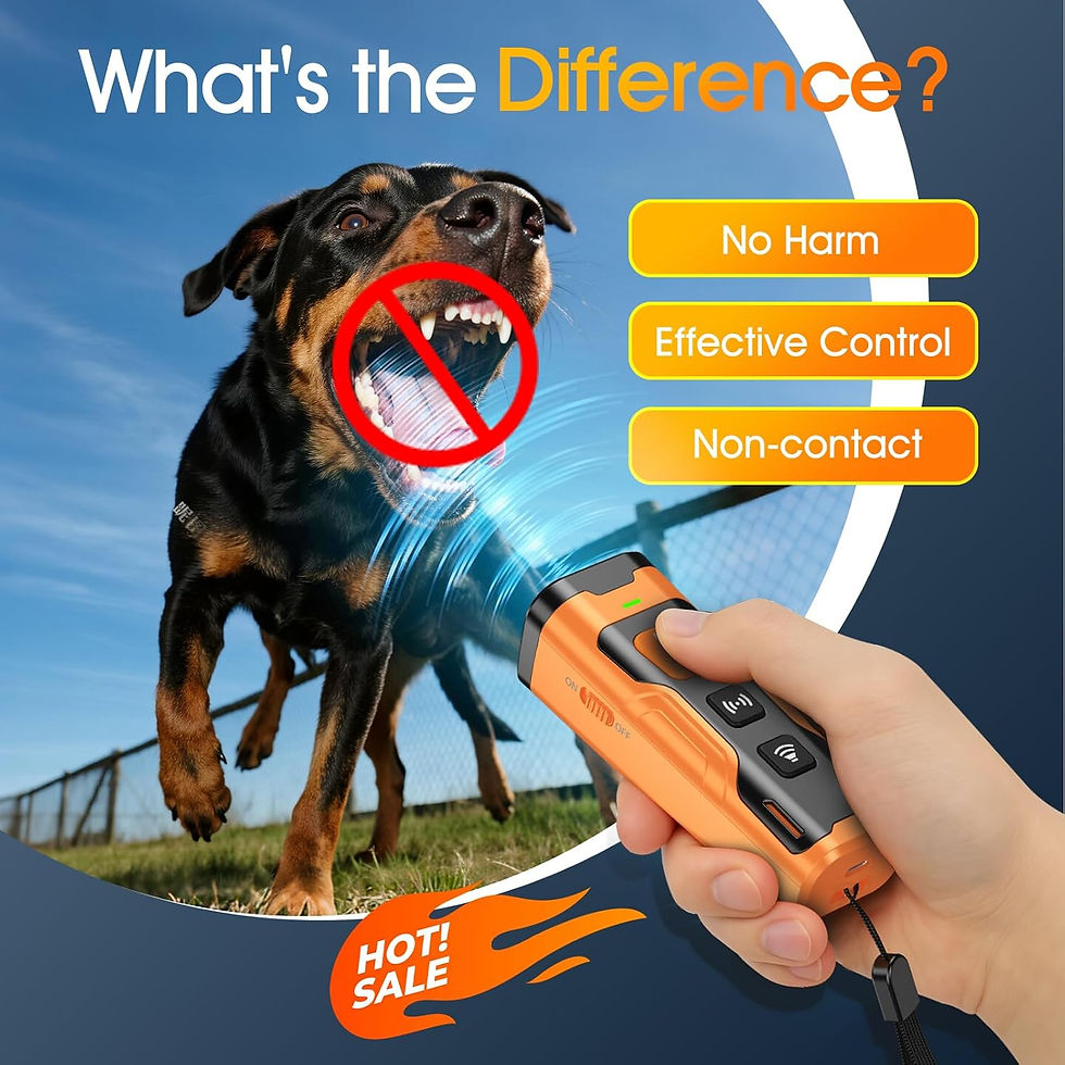 Thumbnail: Dog with crossed-out mouth, hand holding device