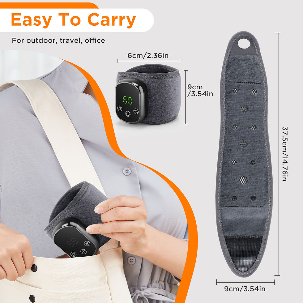 Thumbnail: Wearable massager, easy to carry for travel or office use.