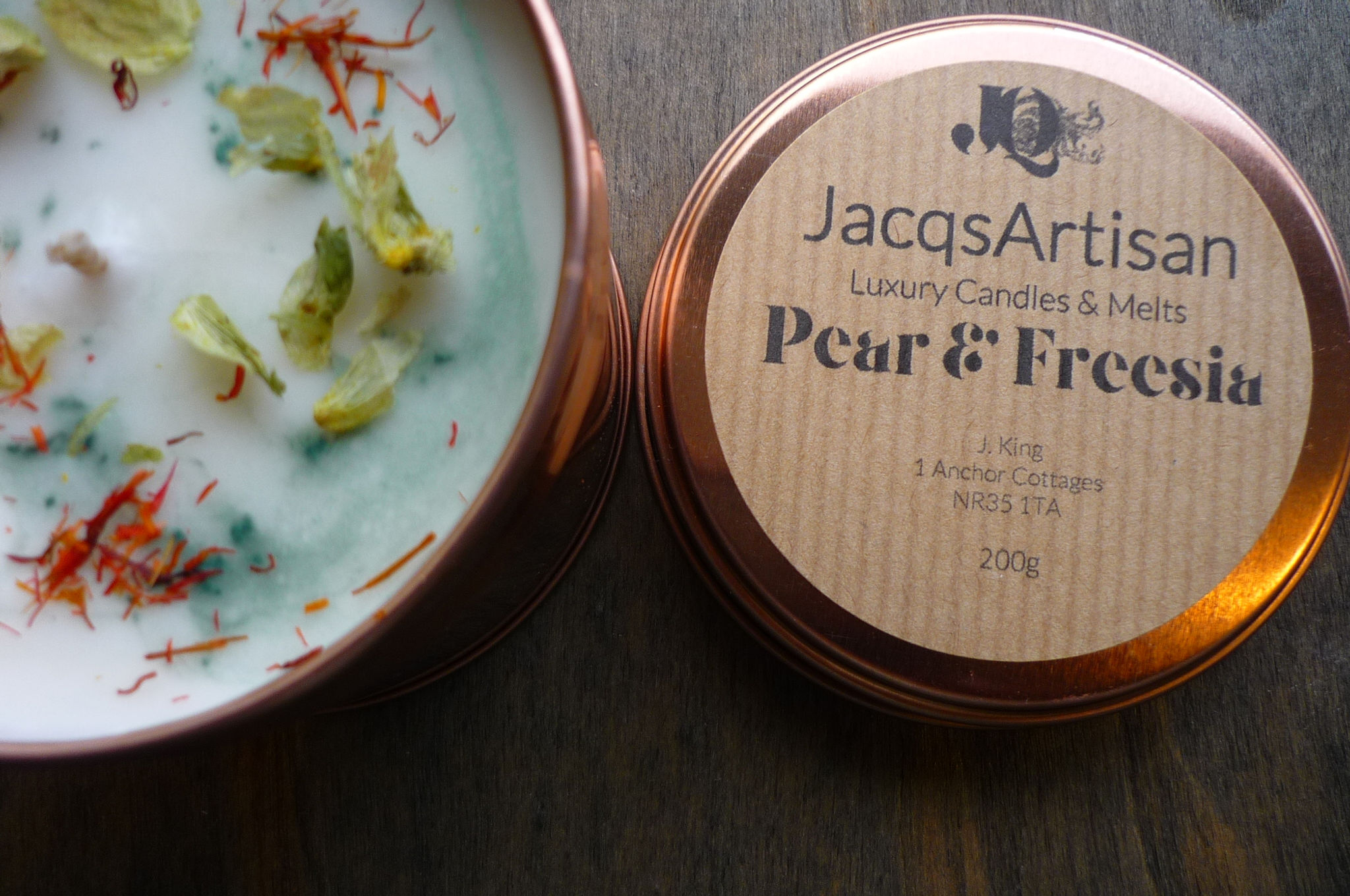 'Pear & Freesia' Scented candles