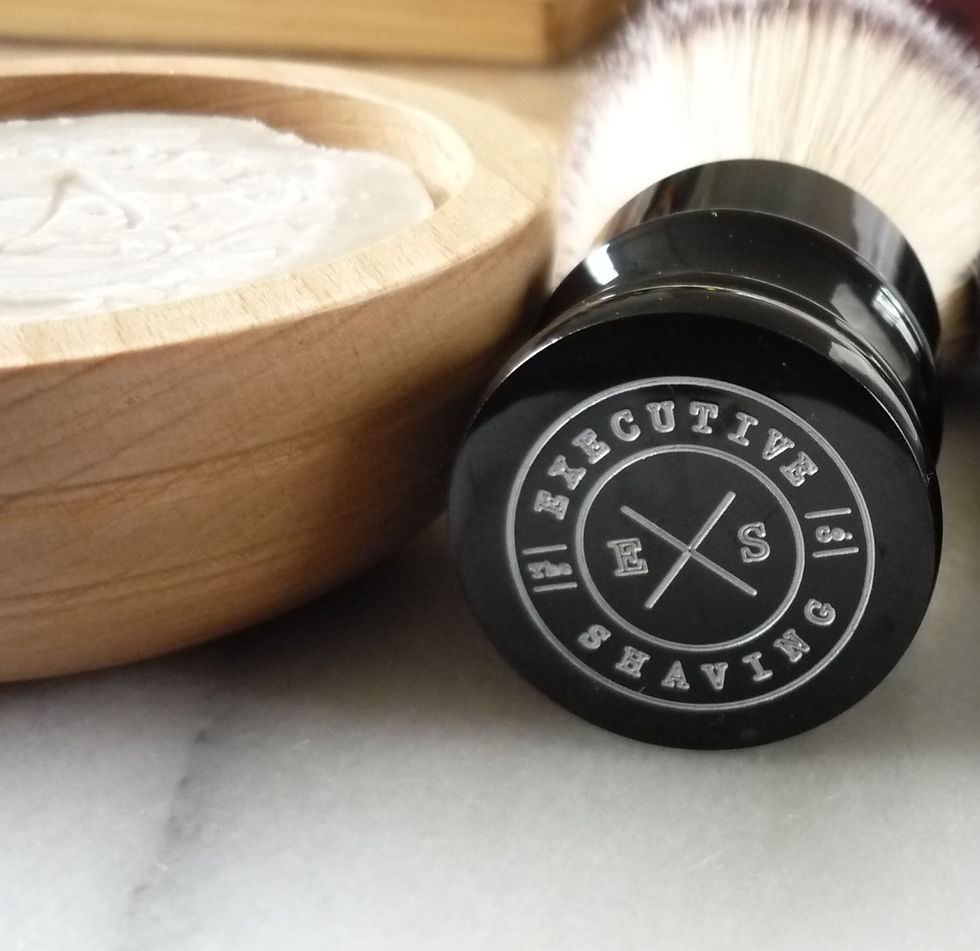 Thumbnail: Shaving bowl soap and base of shaving brush