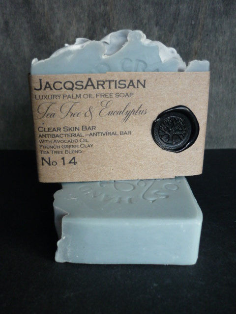 Thumbnail: No . 14 Tea Tree & Eucalyptus Soap Bar large bar with one packaged