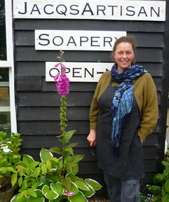 Photo of jacqui king the owner and producer of goods from JacqsArtisan Soapery
