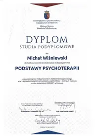 Psycholog Kraków, psycholog Michał Wiśniewski, psychoterapeuta Kraków