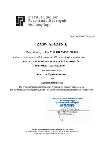 Psycholog Kraków, psycholog Michał Wiśniewski, psychoterapeuta Kraków, seksuolog Kraków, psychoterapia Kraków
