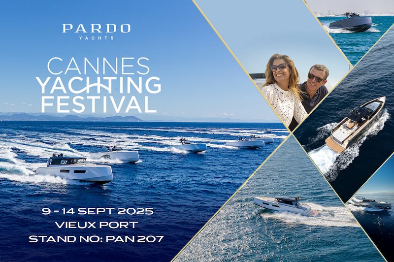 Ocean 360 Showcases Pardo Yachts Collection at Cannes Yachting Festival 2025