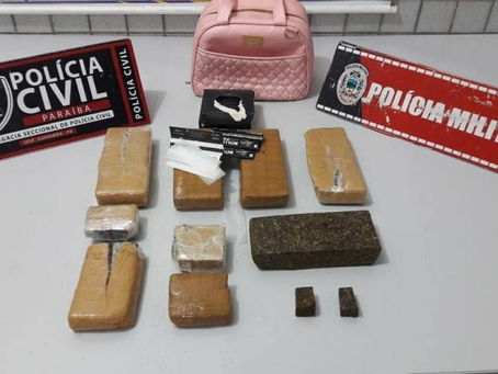 Suspeito que vinha em um ônibus do Rio de Janeiro é flagrado com drogas 