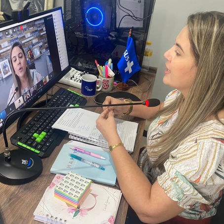 Iniciativa da vereadora Carol Gomes discuti em audiência pública Covid-19  e imunização, em CG 