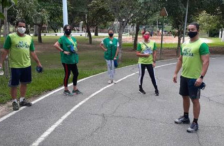 PMCG intensifica ações de prevenção e combate à Covid-19 nos parques da cidade