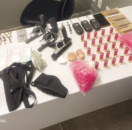 Operação Previna-se: PolÃcia Militar apreende armas e drogas em Campina Grande