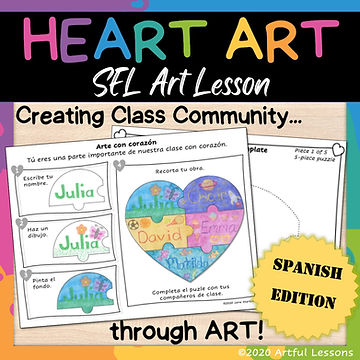 Corazón-Arte-Projecto-Artful-Lessons