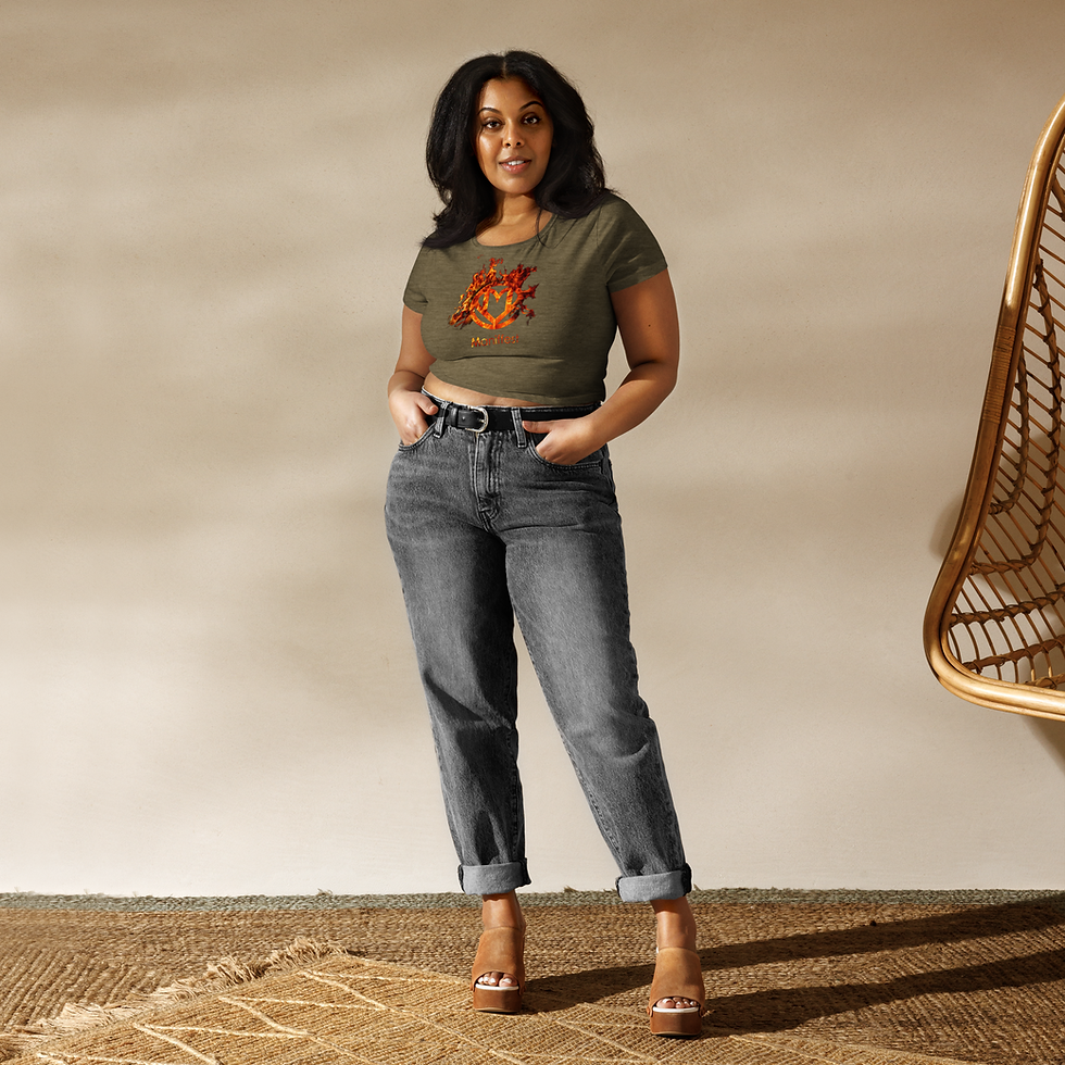 Miniature : Maniffest Dats Fiyah Logo Crop Tee