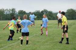 med U11 Viti v The Pennfield School kickoff