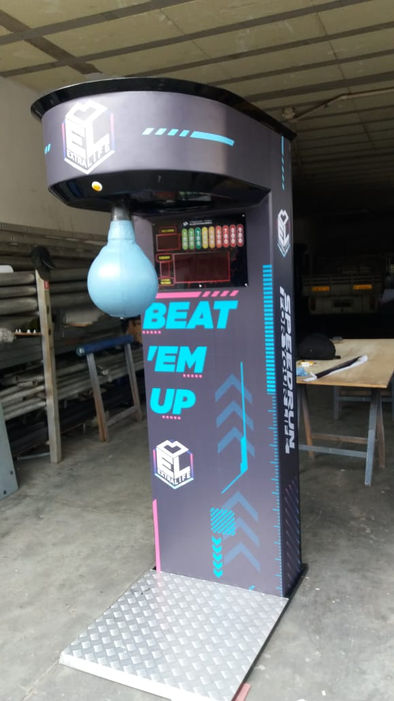 simulador de boxe, simulador de soco, maquina de soco, maquina de boxe, iboxer, simulador de força