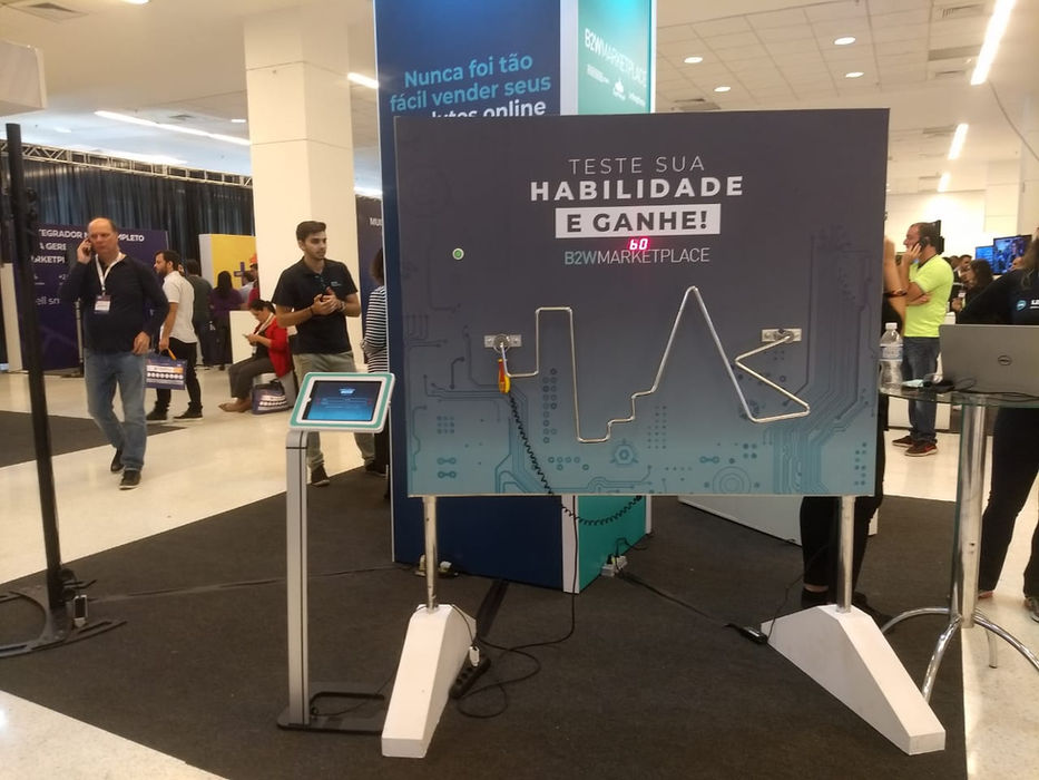 nervoteste, labirinto elétrico para eventos, teste dos nervos, nervo teste, prova de nervos