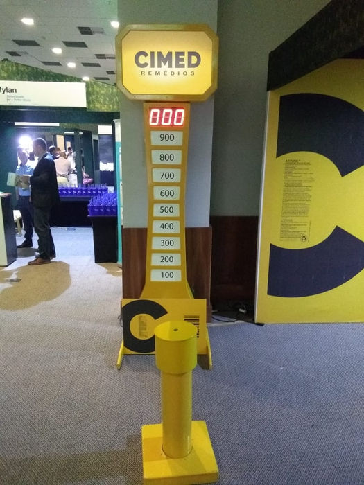 martelo de força, marreta de força, simulador de marretada, simulador de força, medidor de força, martelo de força cimed