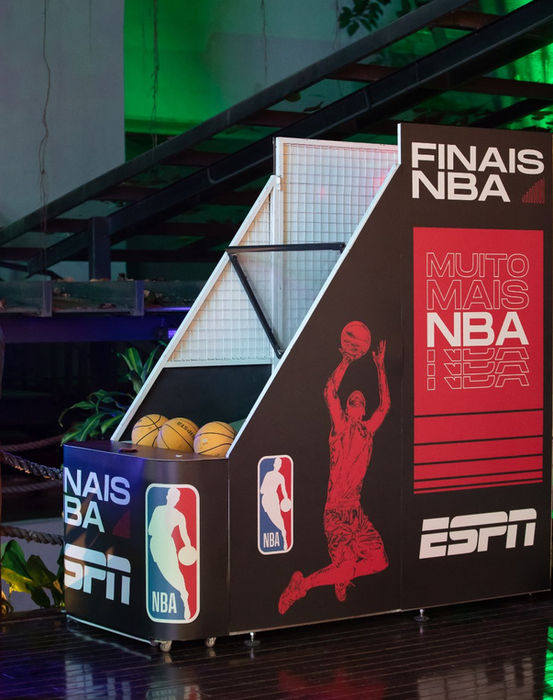 basquete eletrônico, simulador de basquete, basquete para eventos, basquete espn, basquete nba