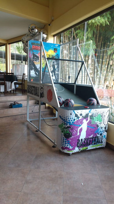 basquete eletrônico, basquete para eventos, locação de personalizados, equipamento de diversão, basquete,