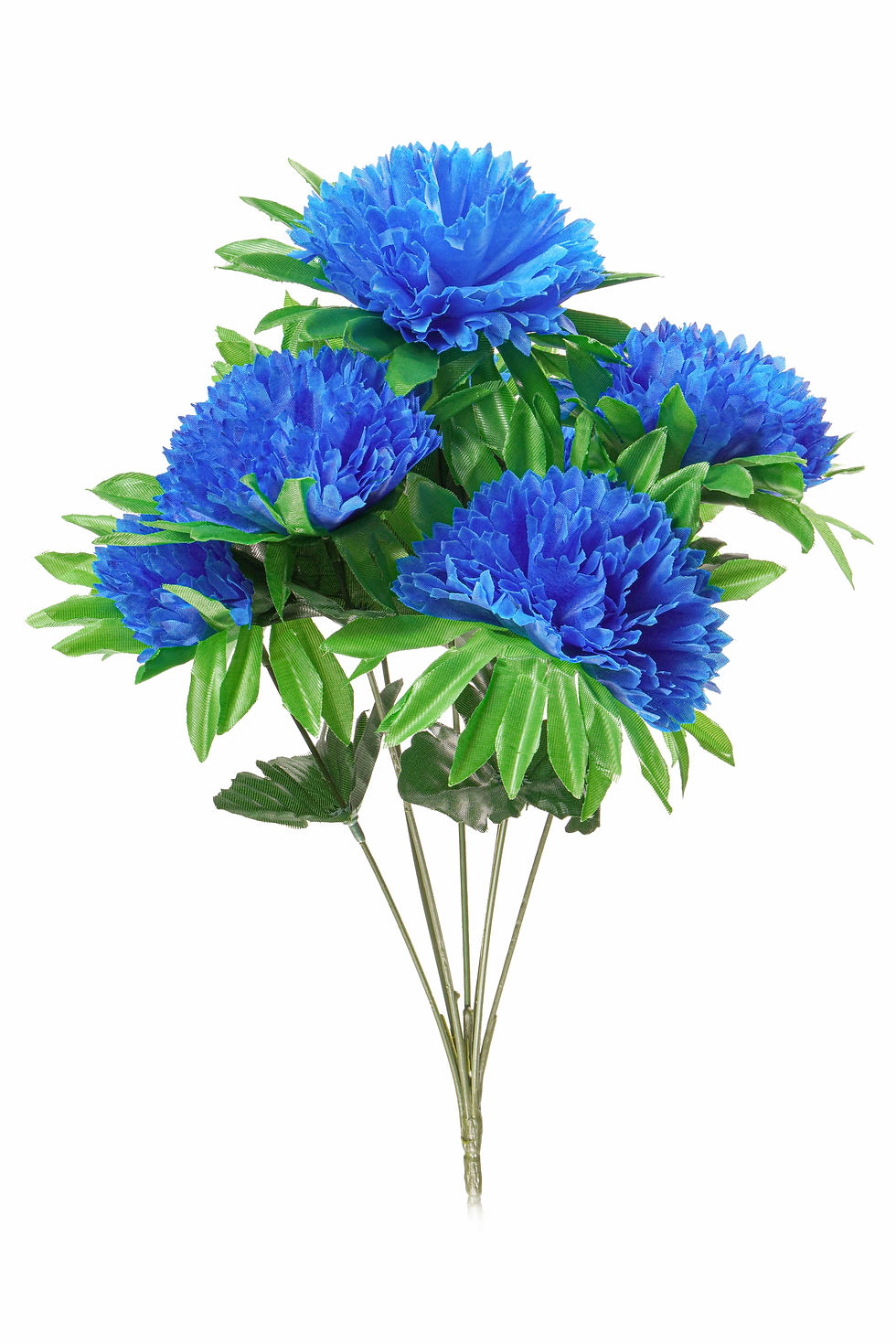 Miniatura: BUQUÊ CRAVO 7 FLORES C/ VERDE 40 CM
