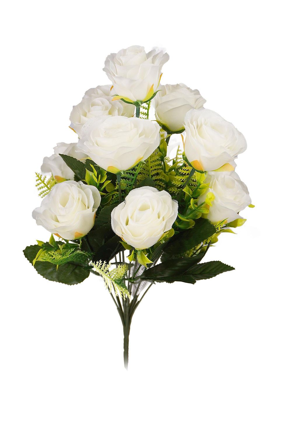 Miniatura: BUQUÊ 12 ROSAS 12 VERDES 40 CM