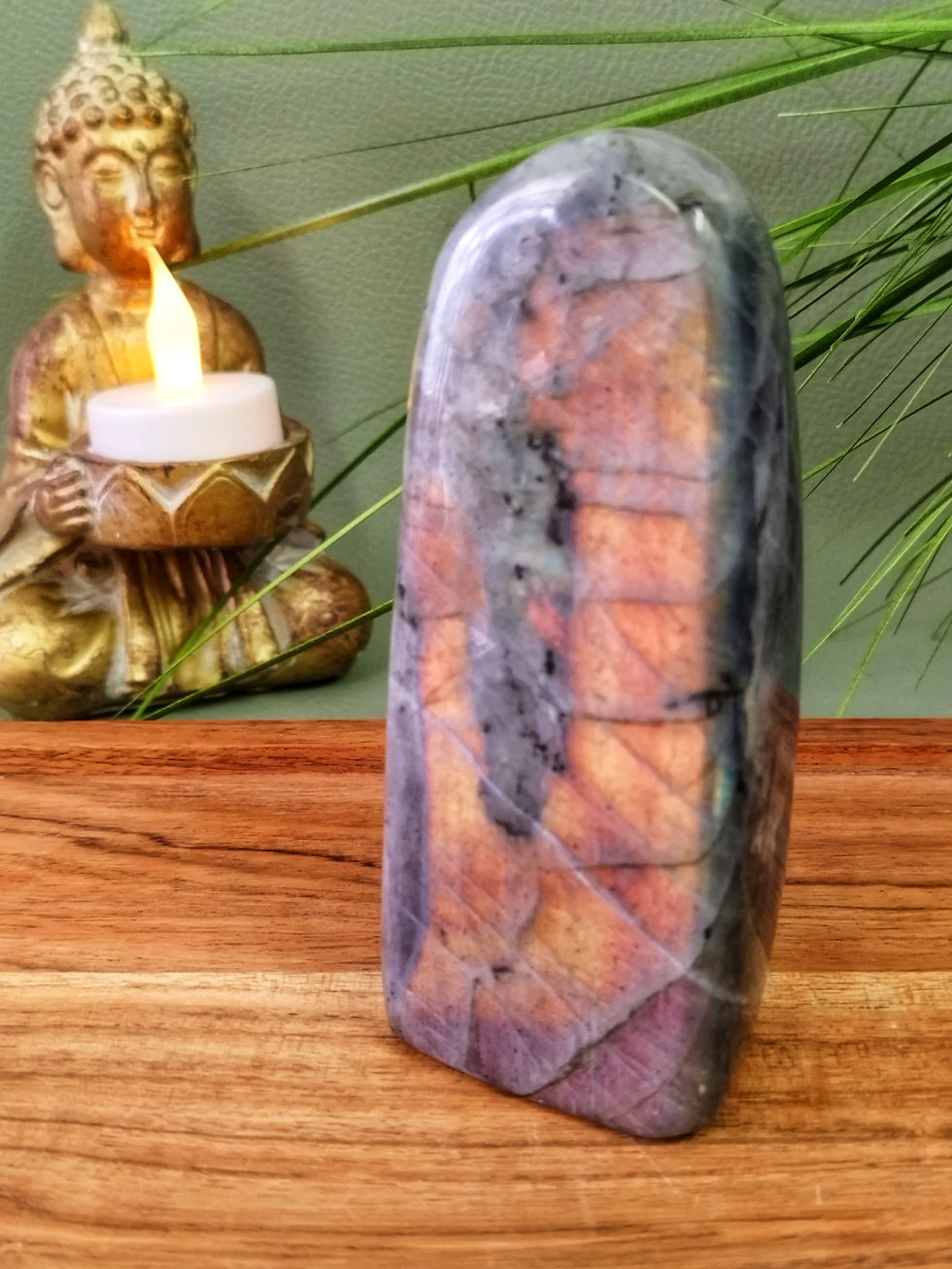 Miniature : Labradorite rose forme libre