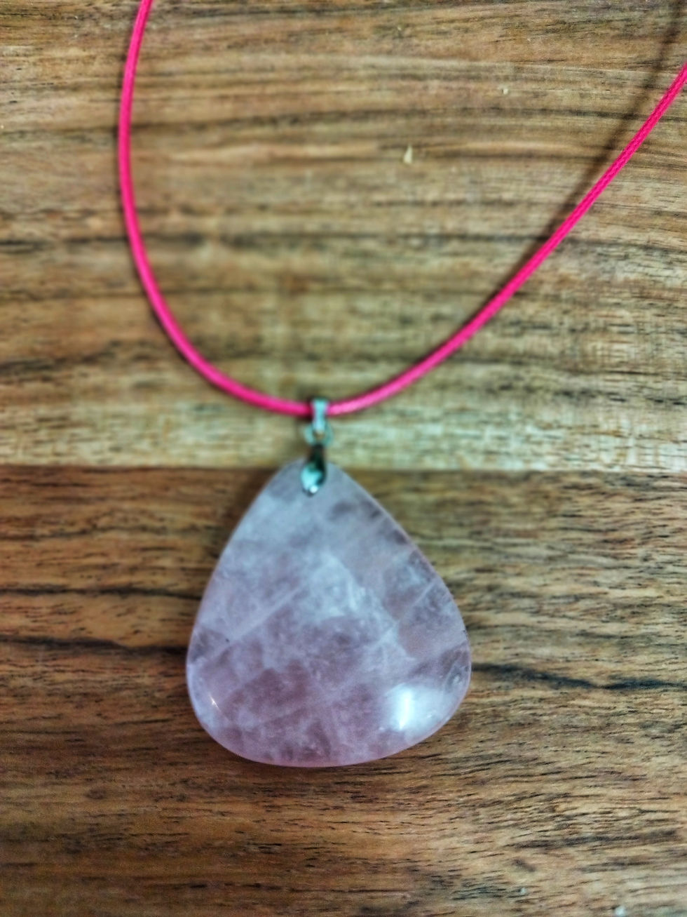 Miniature : Quartz rose Pendentif