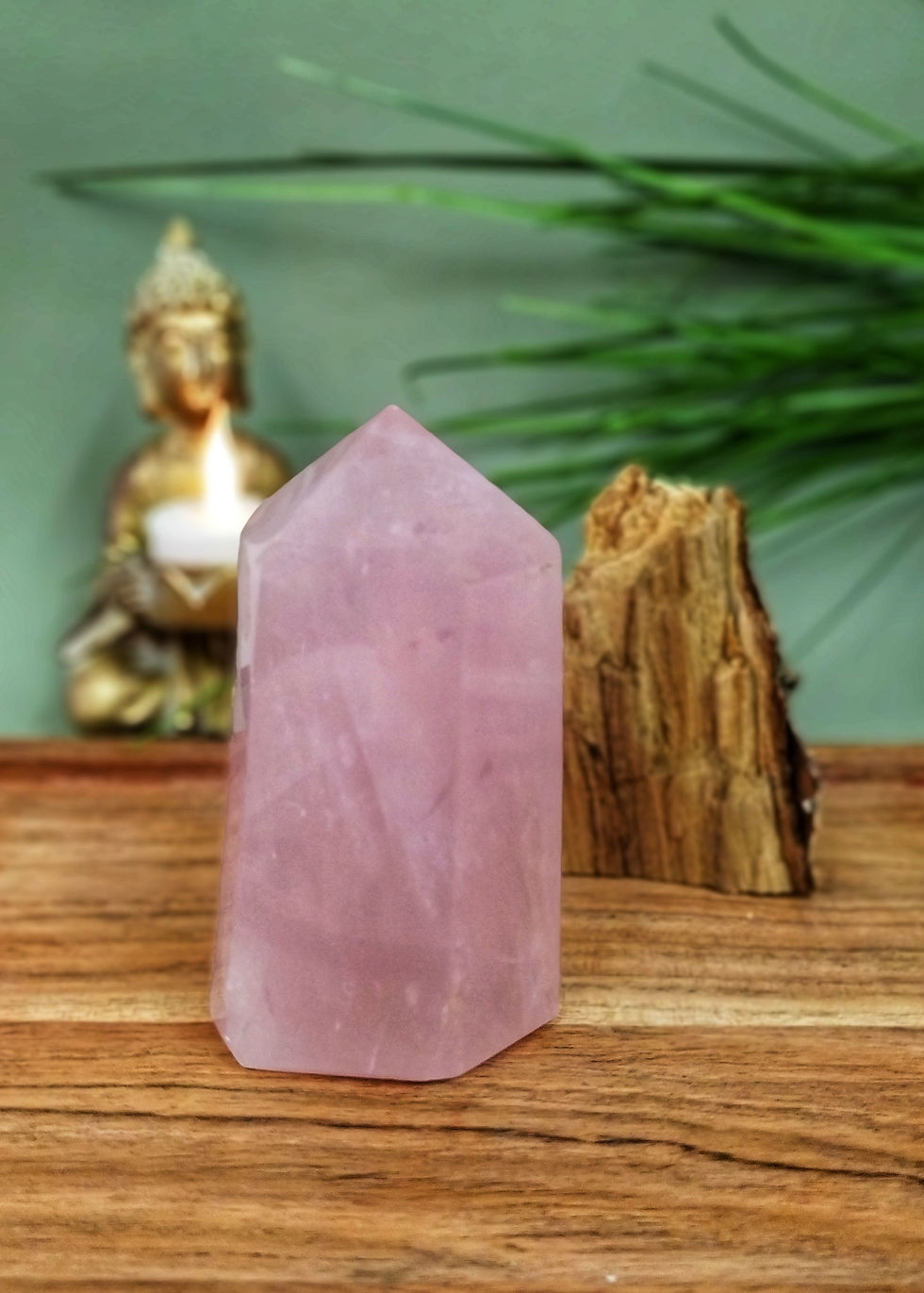 Miniature : Quartz rose Pointe