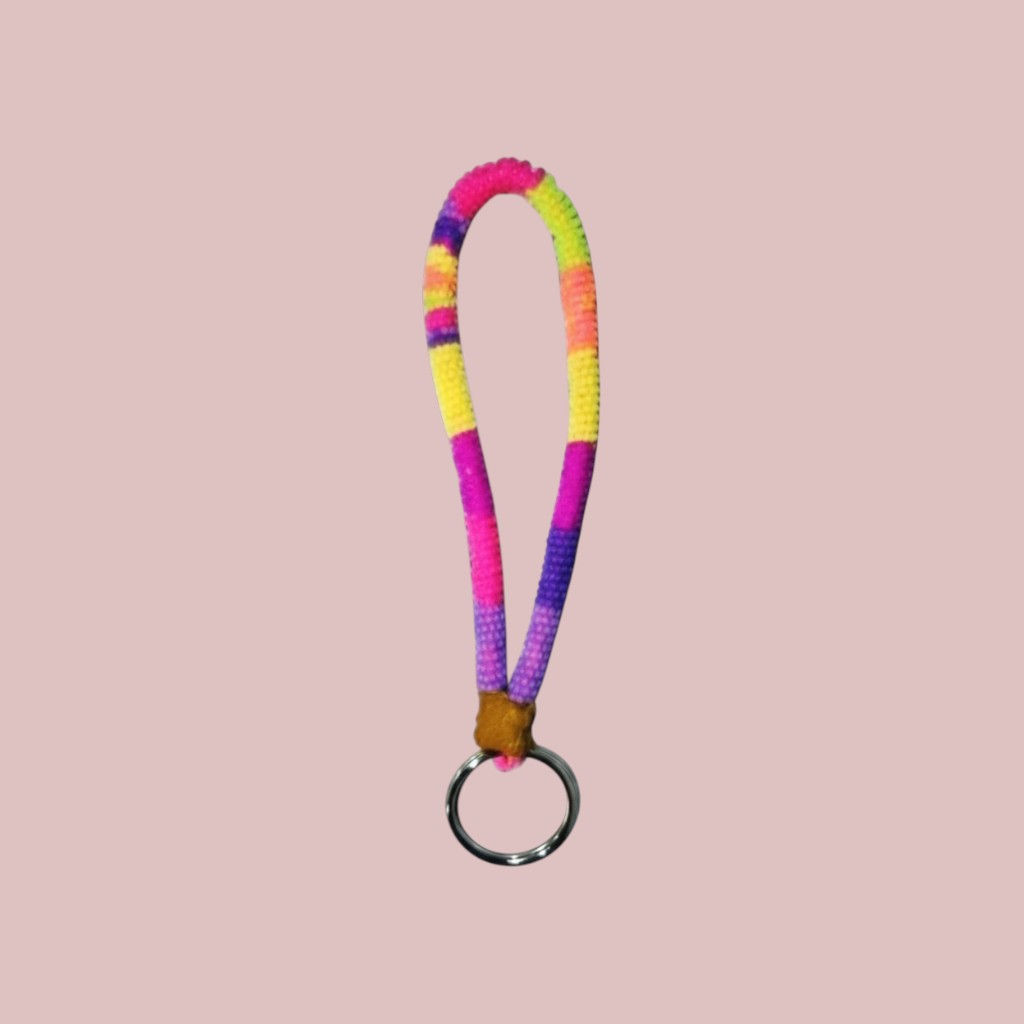 All Things Neon Lanyard Keychain