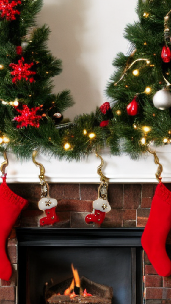 Christmas Stocking Earrings
